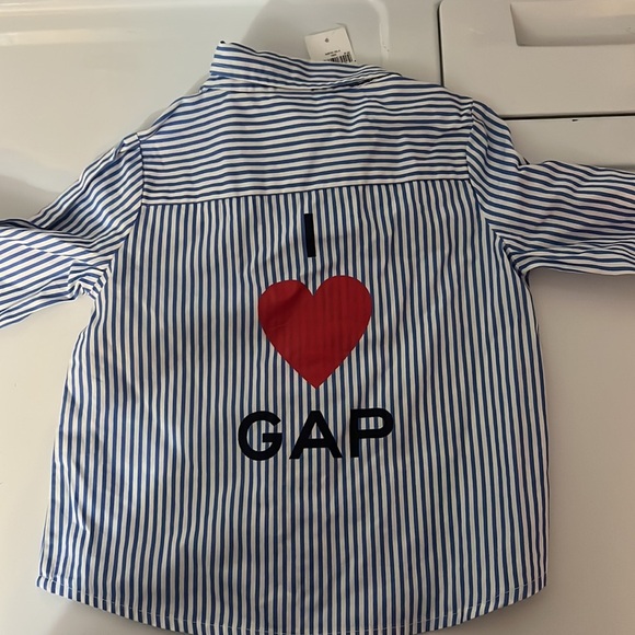 4/$15 baby gap  striped shirt 18-24 months - Picture 2 of 3